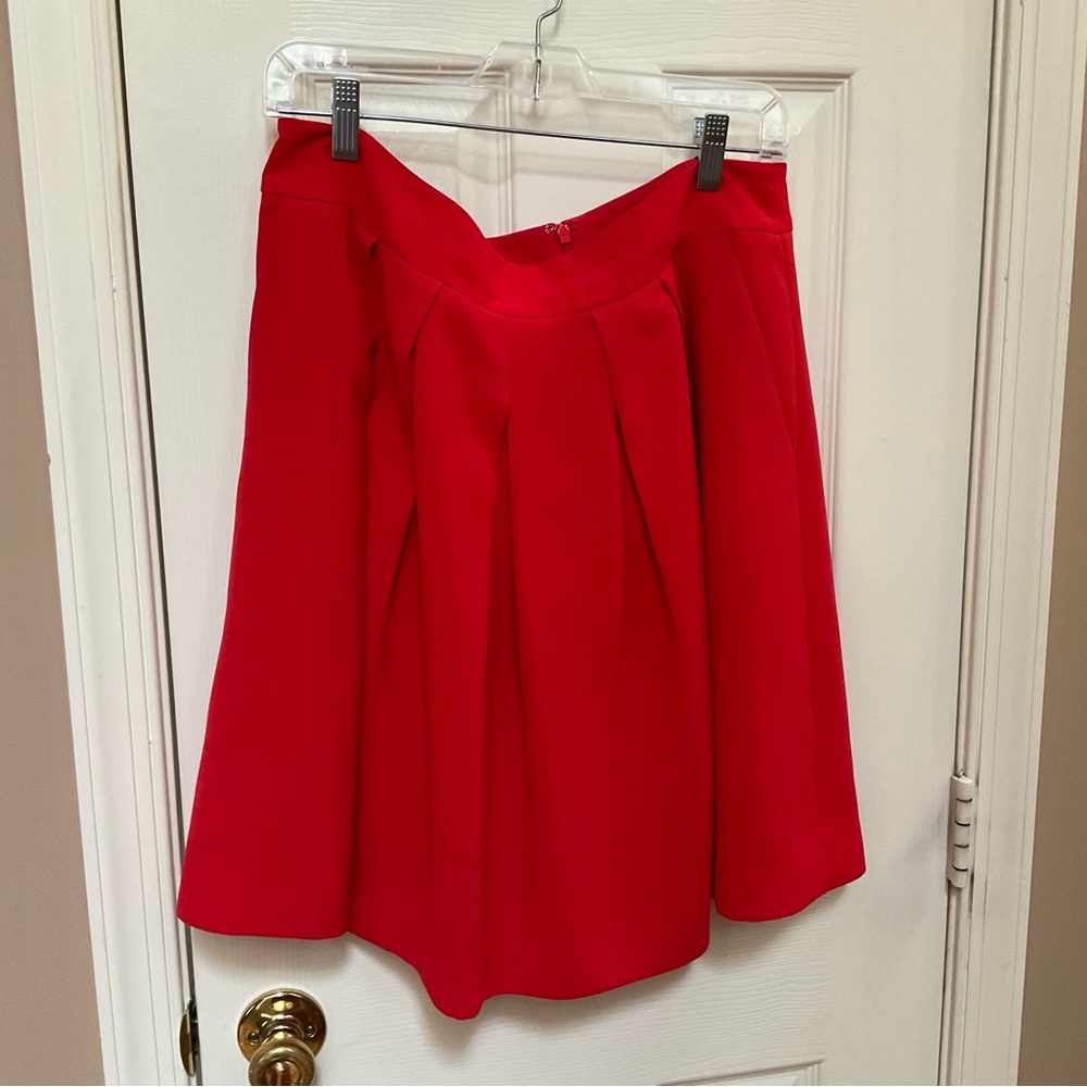 Banana Republic Vibrant Red Skirt
